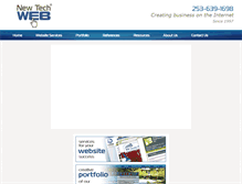 Tablet Screenshot of newtechweb.com